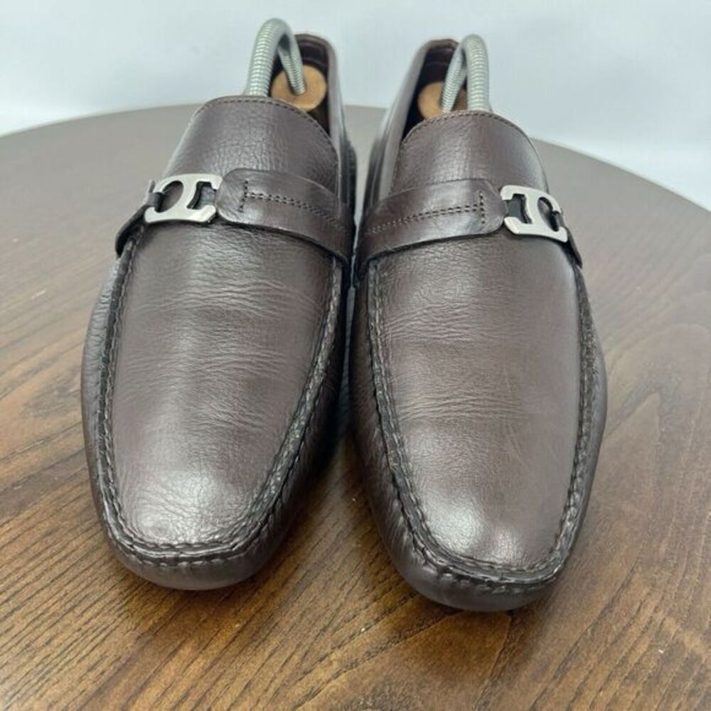 Allen Edmonds Martin Penny Loafer Shoes Women's 9D Brown Leather Moc Boat Flat - Picture 3 of 16